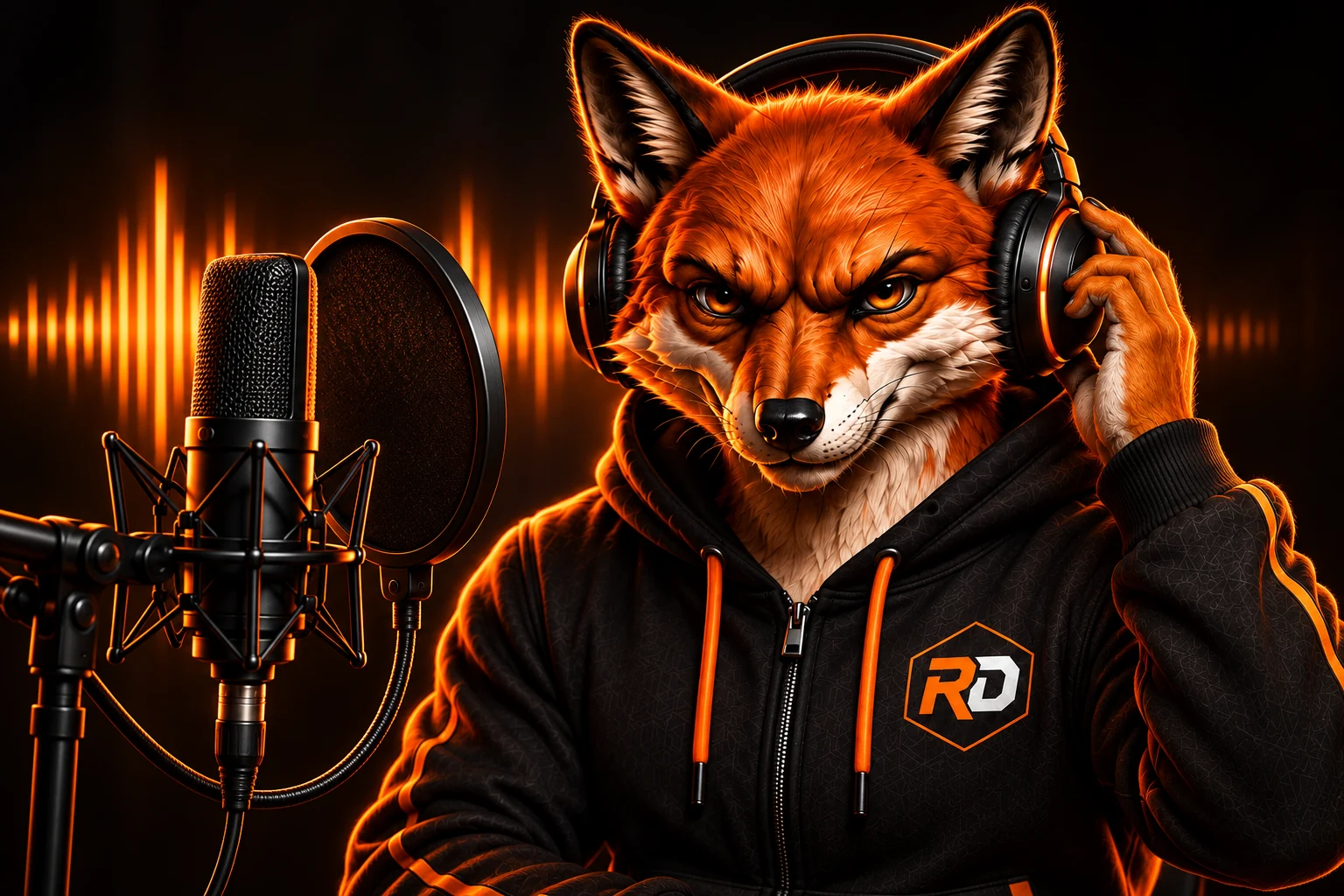Raposo em uma cena de músicas personalizadas